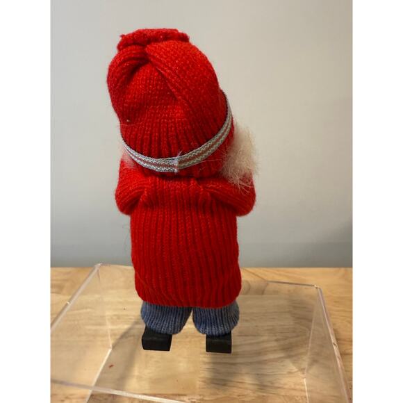 Ljungstroms Of Sweden Tomte Wooden Figure Santa With Mixing Bowl Vintage JL - Picture 6 of 12